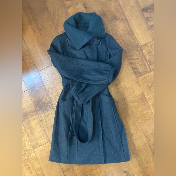 New Guess Wool Trench Cowl Neck Coat - Picture 3 of 10